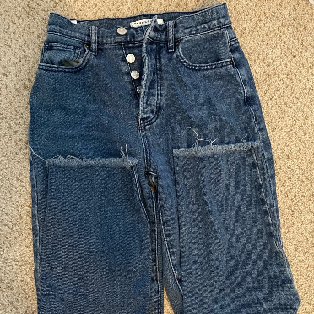 PacSun high rise straight jeans!